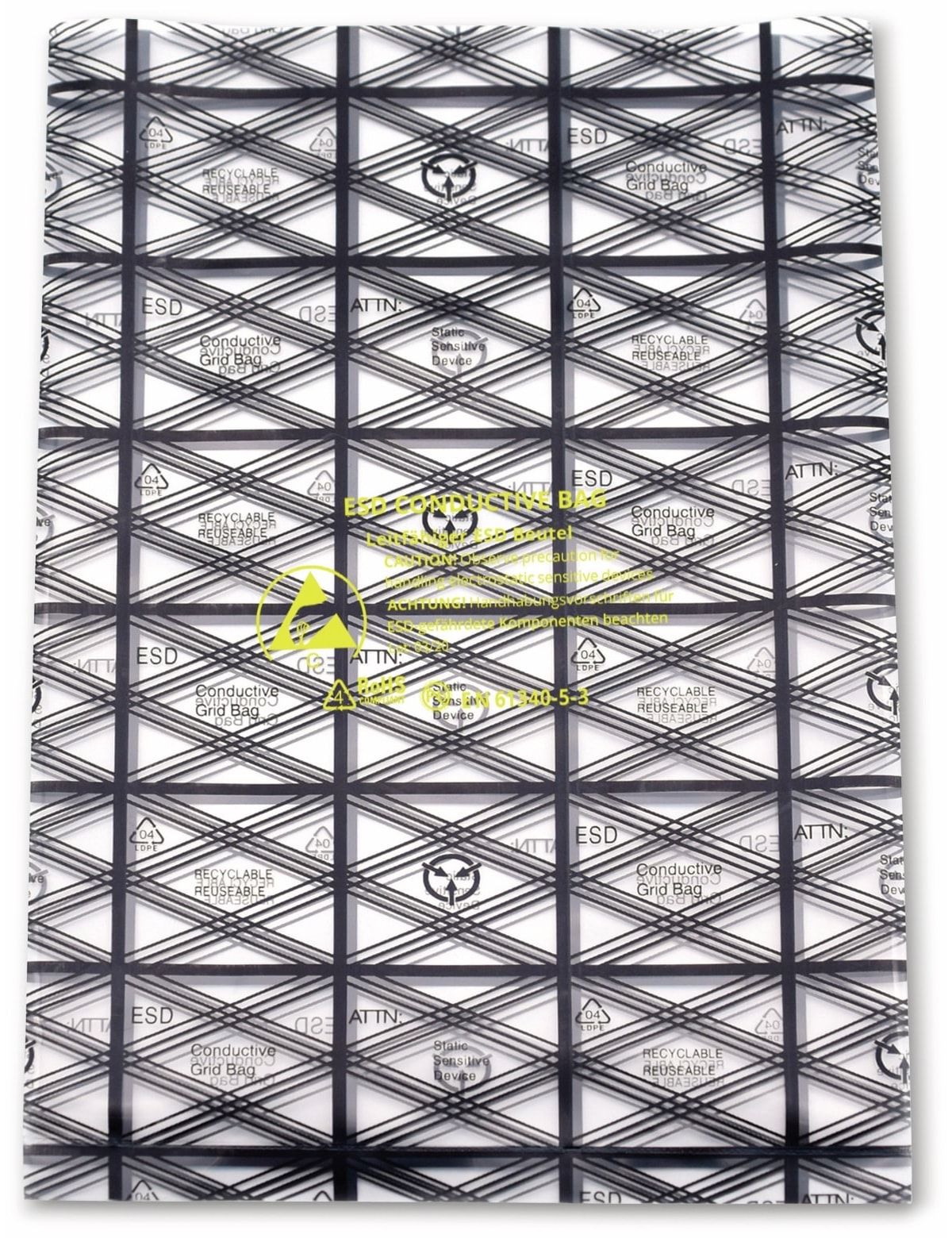 Quadrios Esd-Beutel (L X B) 127 Mm X 203 Mm Leitfähig Esd-Kennbuchstabe C 10 St. 4260573962471
