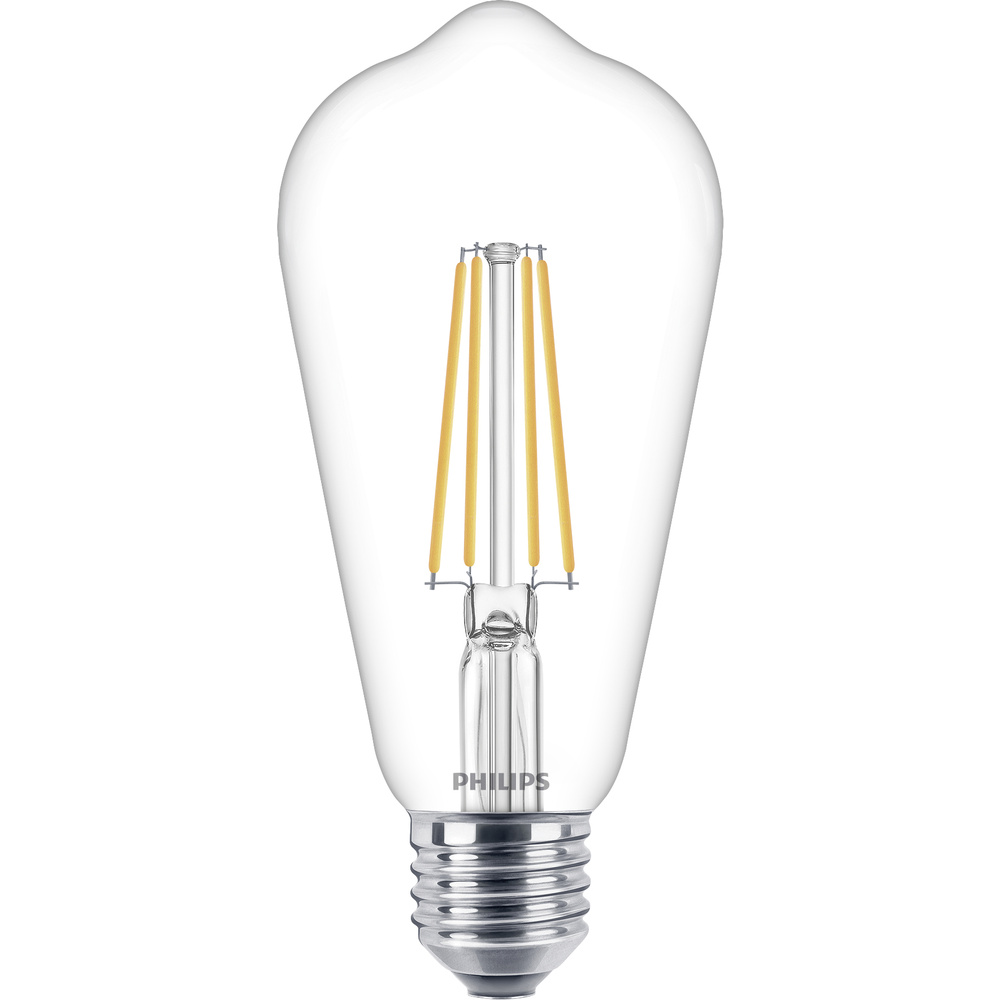 Philips Licht - Led 76305300 Led Eek E (A - G) E27 Spezialform 7 W = 60 W Warmweiß (Ø X L) 6.4 Cm X 14 Cm 1