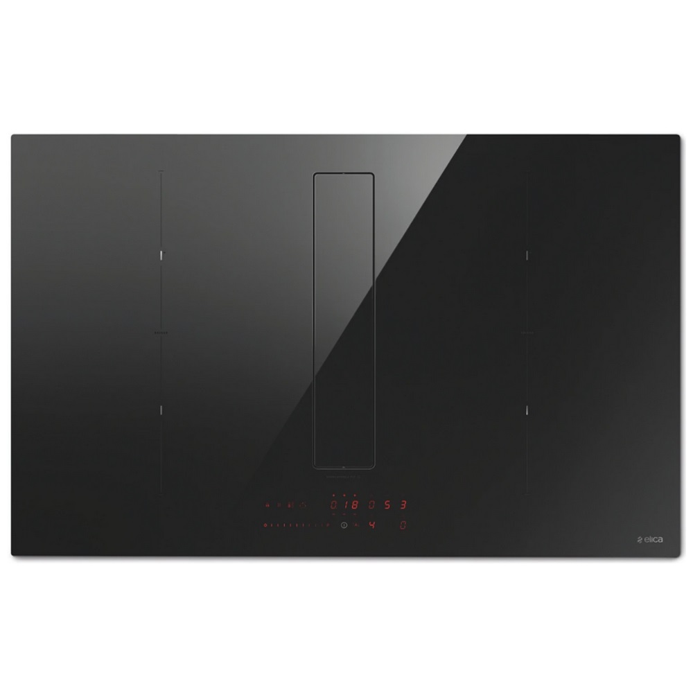 Elica NT-FIT-XL NikolaTesla Fit 80cm Vented Induction Hob in Black Glass