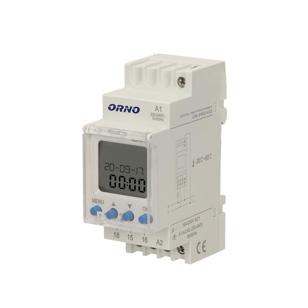 Orno Timer 52 Programme Or-Pre-433