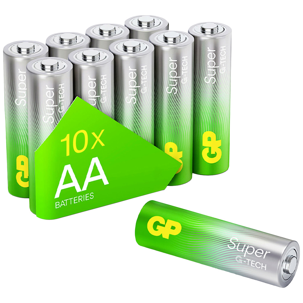 Gp Batteries - Gp Super Mignon (Aa)-Batterie Alkali-Mangan 1.5 V 10 St.