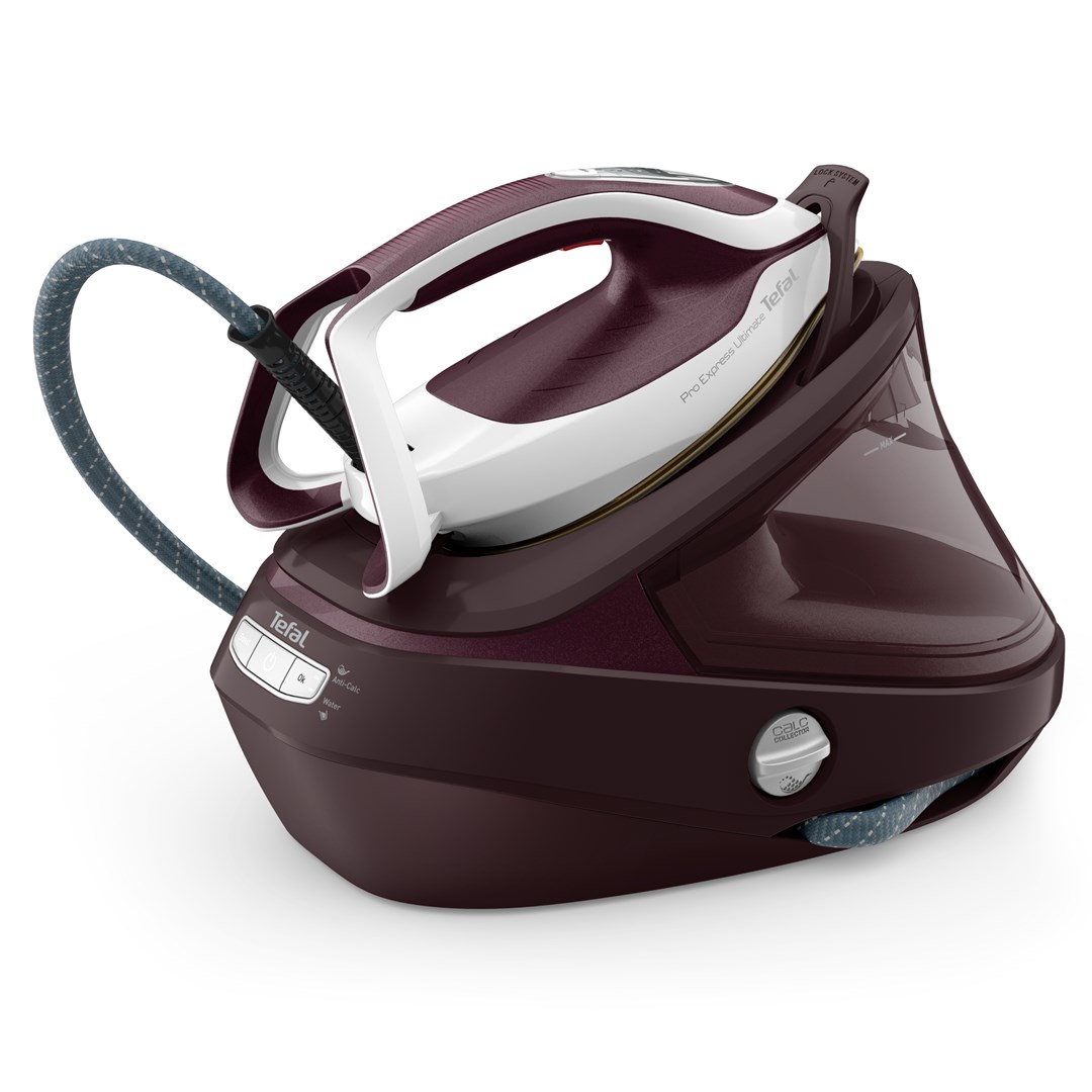 Tefal Weiss/Rot Pro Express Ultimate Ii Gv9721e0 Steam Ironing Station 1.2 L Durilium Airglide Autoclean, Bügeleisen, - Image 4