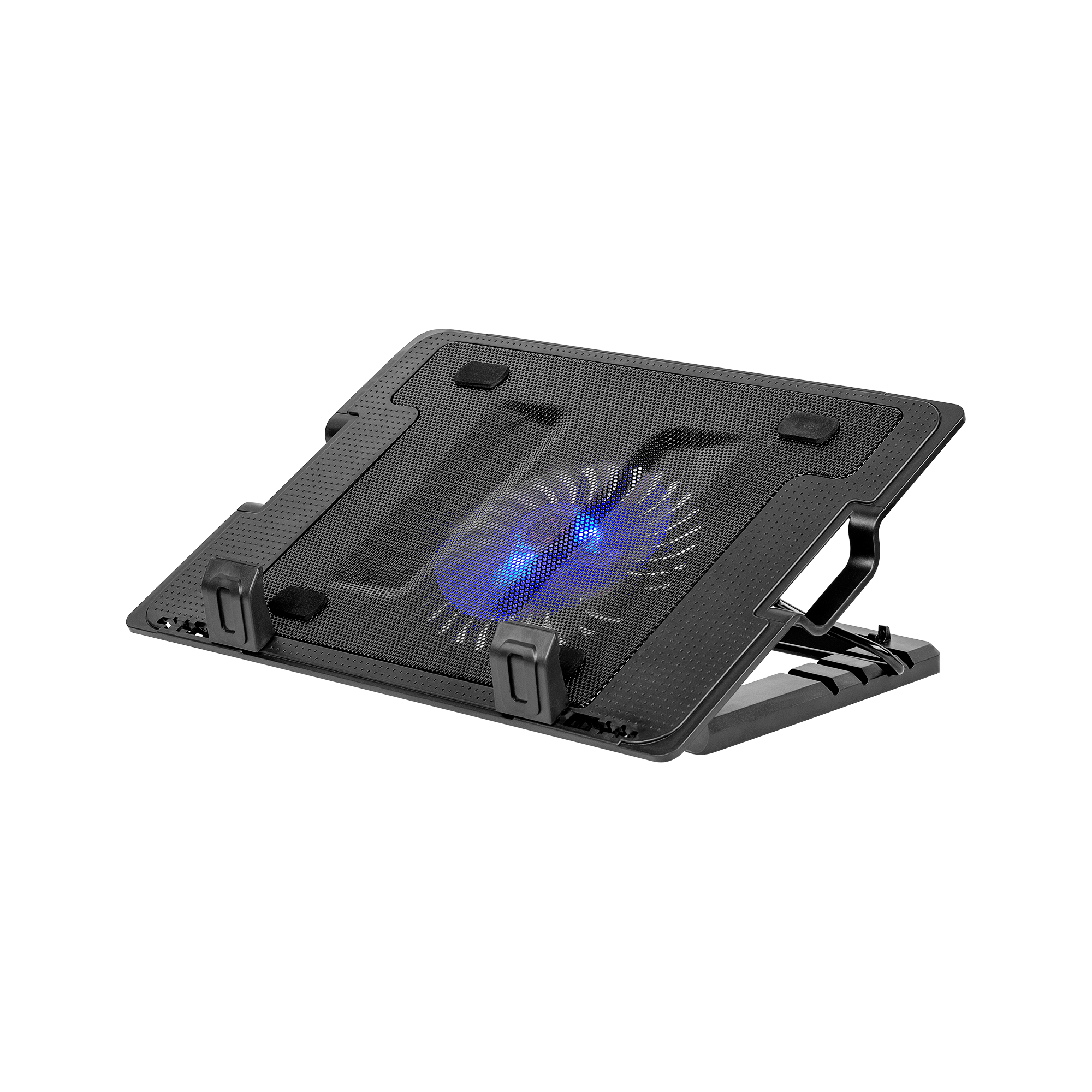 Rebel Laptop Cooling Stand 14-17 ", Notebook Ständer, Schwarz - Bild 3