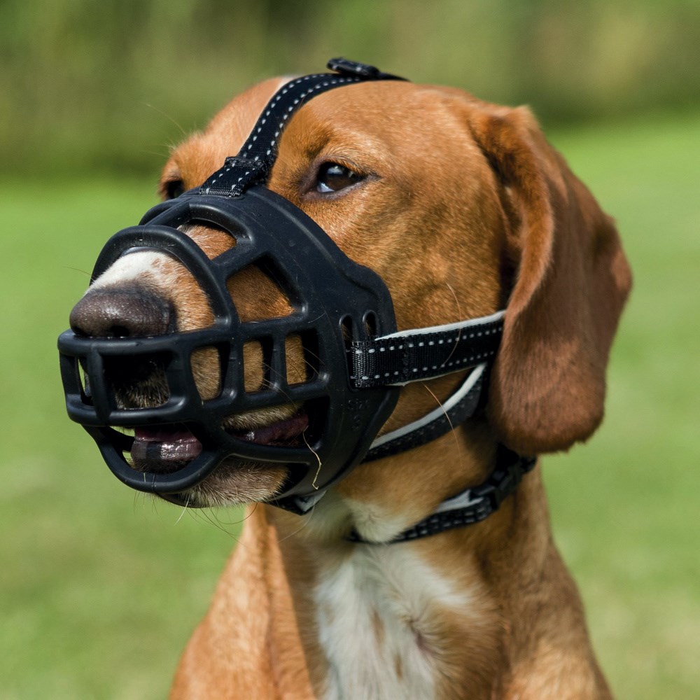 Trixie Muzzle Flex muzzle rubber S black