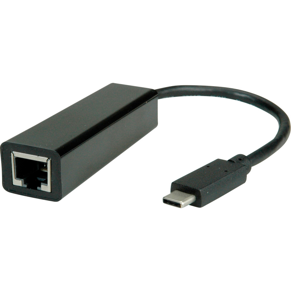 Value Schwarz Netzwerk Adapter [1X Usb-C® Stecker - 1X Rj45-Buchse] - Bild 3