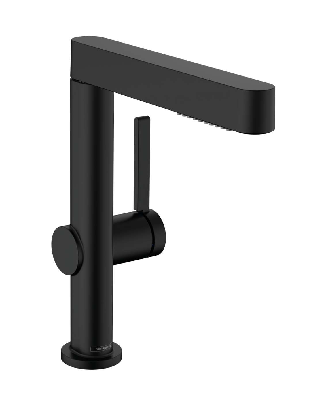 Finoris - Miscelatore Da Lavabo 230, Con Sistema Di Scarico Push-open A Doccetta Estraibile, Ecosmart, Nero Opaco 76063670 - Hansgrohe