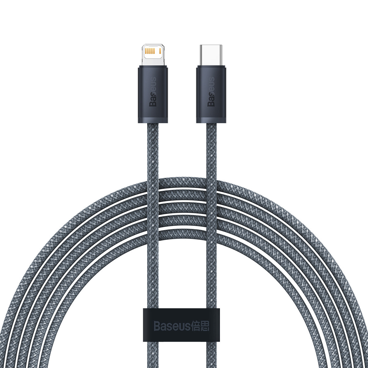 Baseus Dynamic Series Fast Charging Data Cable Type-C to iP 20W 2m Slate Gray (2 m, USB 2.0, 20 W), USB Kabel - Bild 3