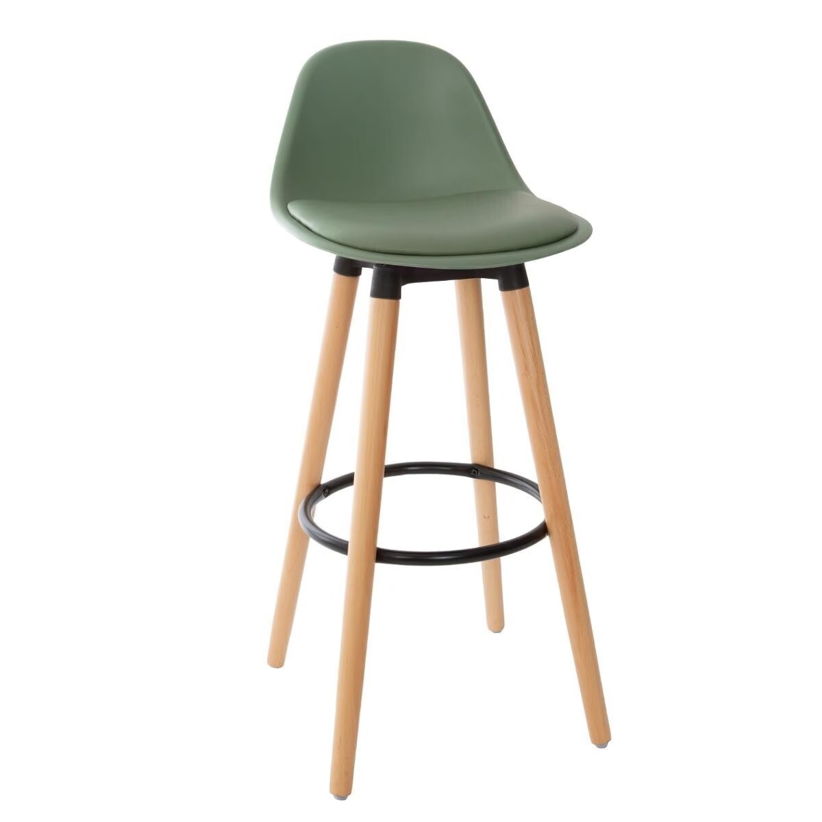 Atmosphera - Tabouret De Bar Maxon Vert Kaki