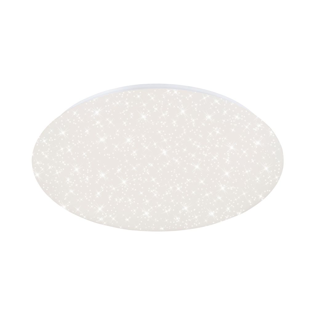 Plafonnier Briloner Leuchten Verb, 40 W, 4000 Lm, Ip20, Blanc, Plastique, Intensité Lumineuse Variable, Cct, Ø 49,5 Cm