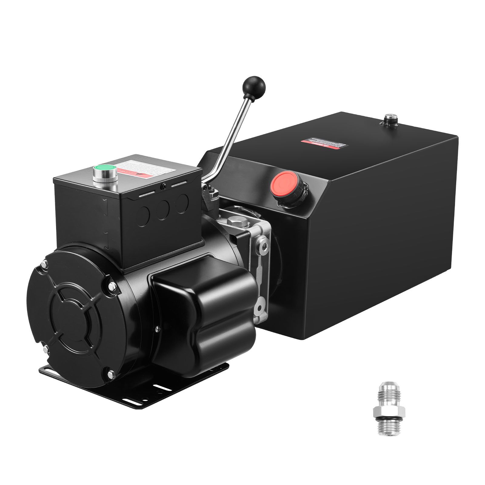 Pompe hydraulique mono-effet 220-240 V, 14 L, 22 MPa max, réservoir métallique