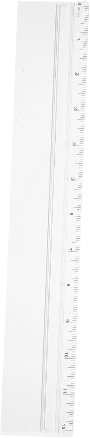 Règle loupe transparente avec échelle et graduation, loupe à main pour dessin et mesure
