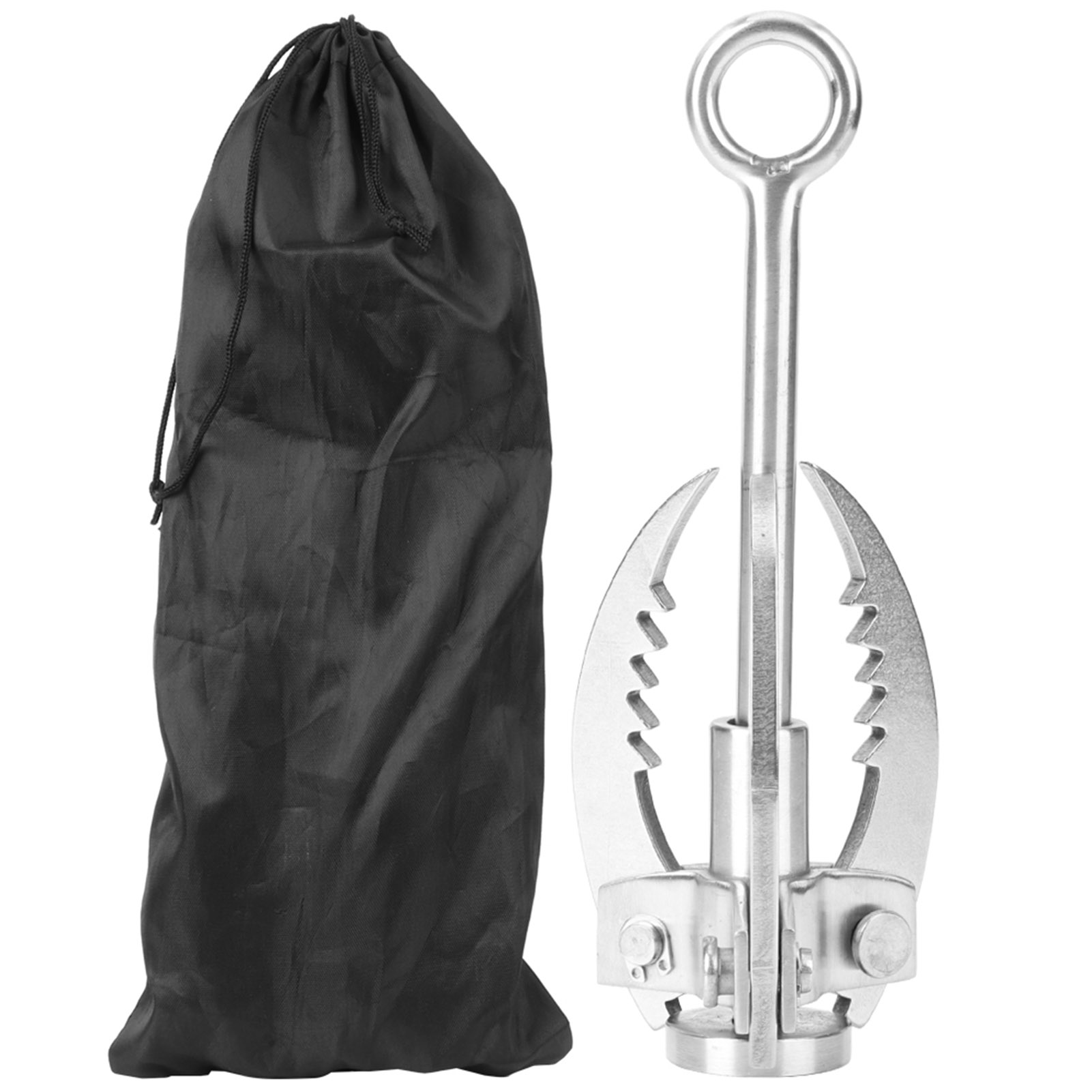 Crochet grappin pliant à 3 griffes en acier inoxydable 304, charge 350 kg, SABE