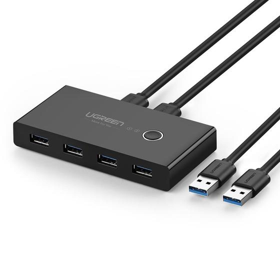Ugreen 30768 USB-Umschalter 4-Port USB 3.2 Gen 1, Schwarz - Bild 8