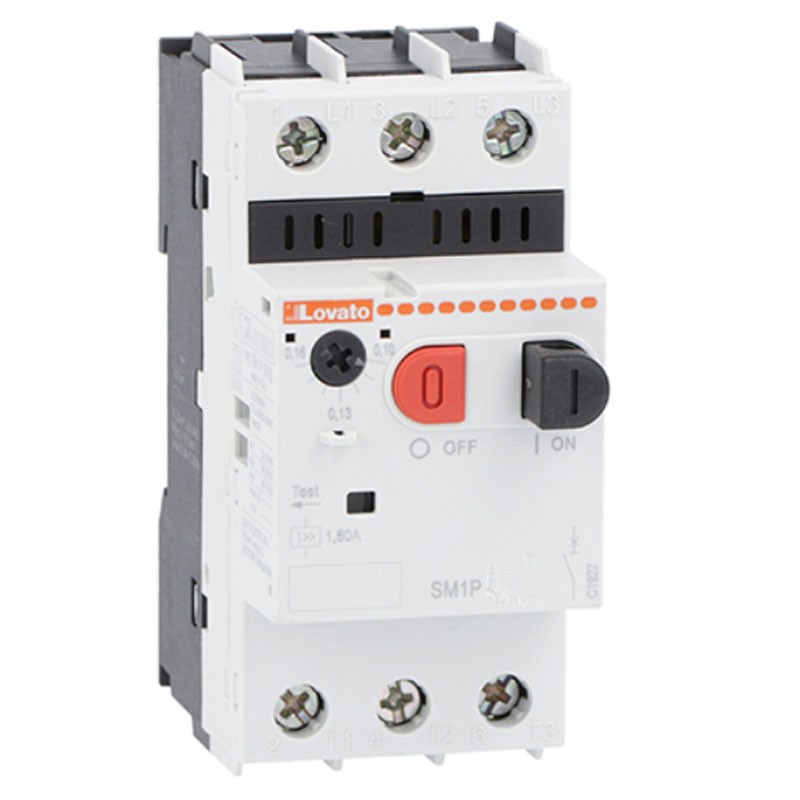 Lovato Sm1p0650 Motorschutzschalter Mit Tasten 4-6,5A 100Ka 400V Sm1p0650