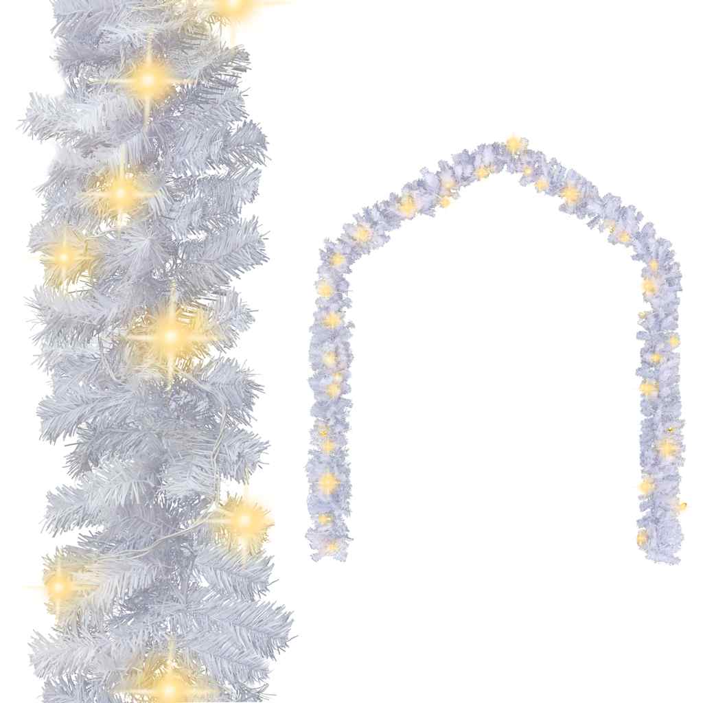 Vidaxl Weihnachtsgirlande Mit Led-Lichtern 10 M Weiß 8719883668093
