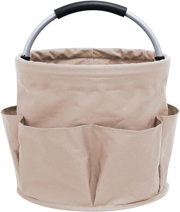 Panier de récolte et organisateur d'outils en tissu Oxford 600D, 28 x 28 cm, 6 poches, lot de 1