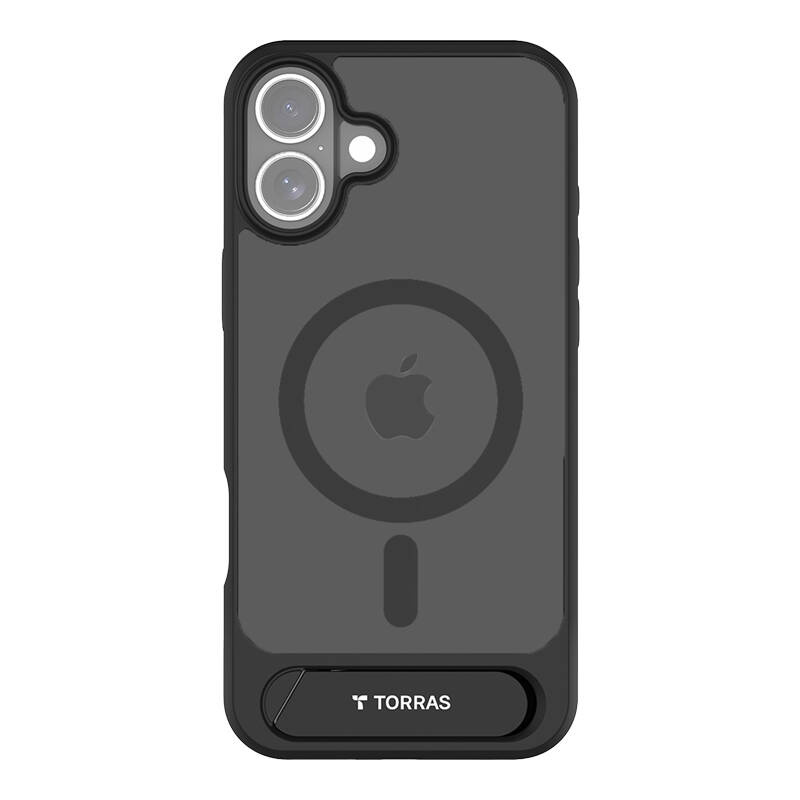 Torras Pstand Series Hülle Für Iphone 16 Plus (schwarz)