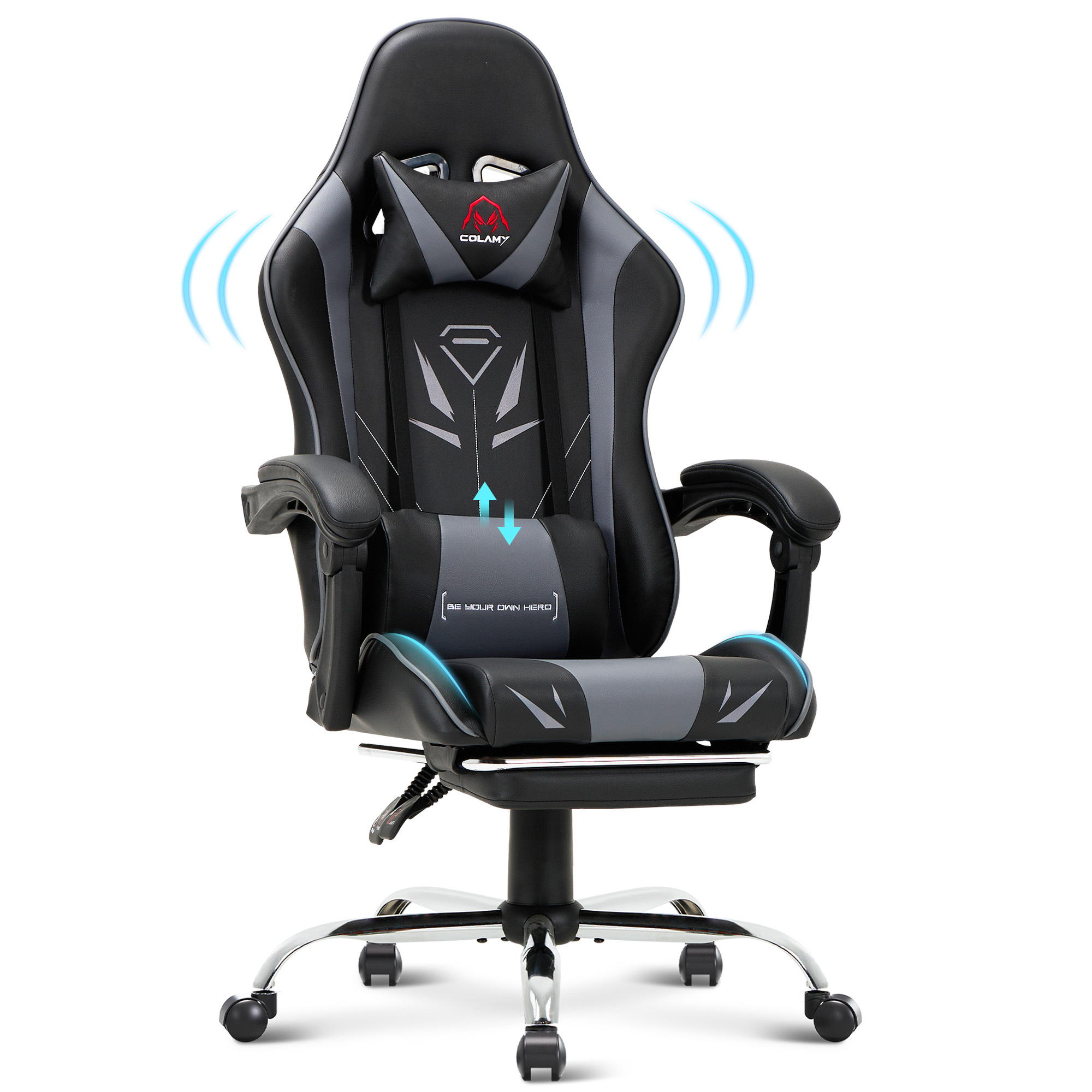 Colamy - Chaises De Bureau - Chaise Gaming Ergonomique