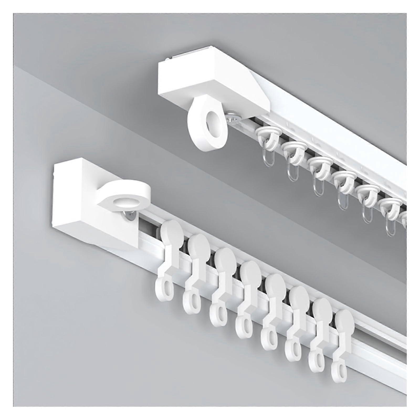 Rail Adhésif Blanc Pour Rideaux De 140 Cm