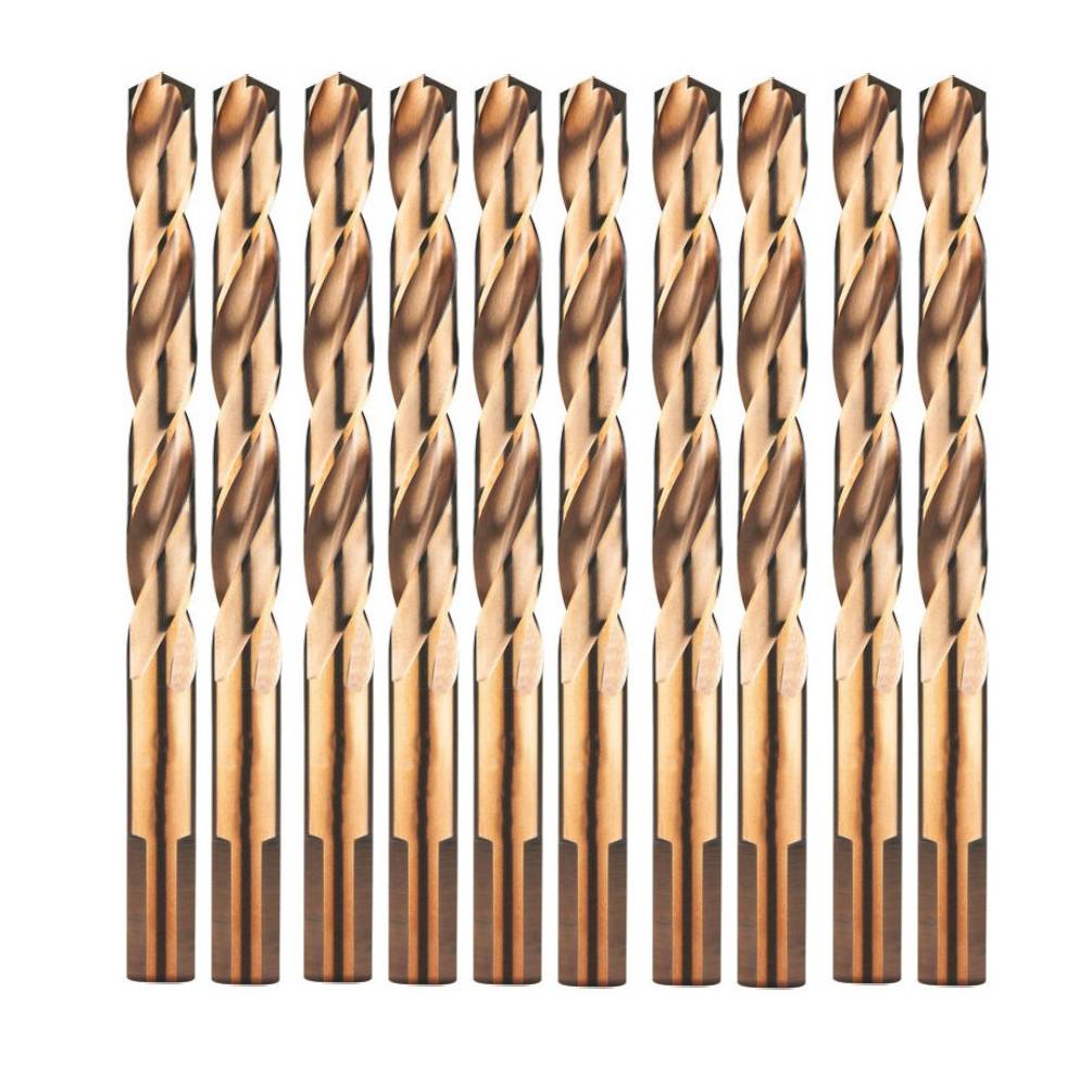 Lot de 10 forets hélicoïdaux HSS cobalt à queue 3 méplats · Ø 1,5 mm — photo de l’offre ManoMano