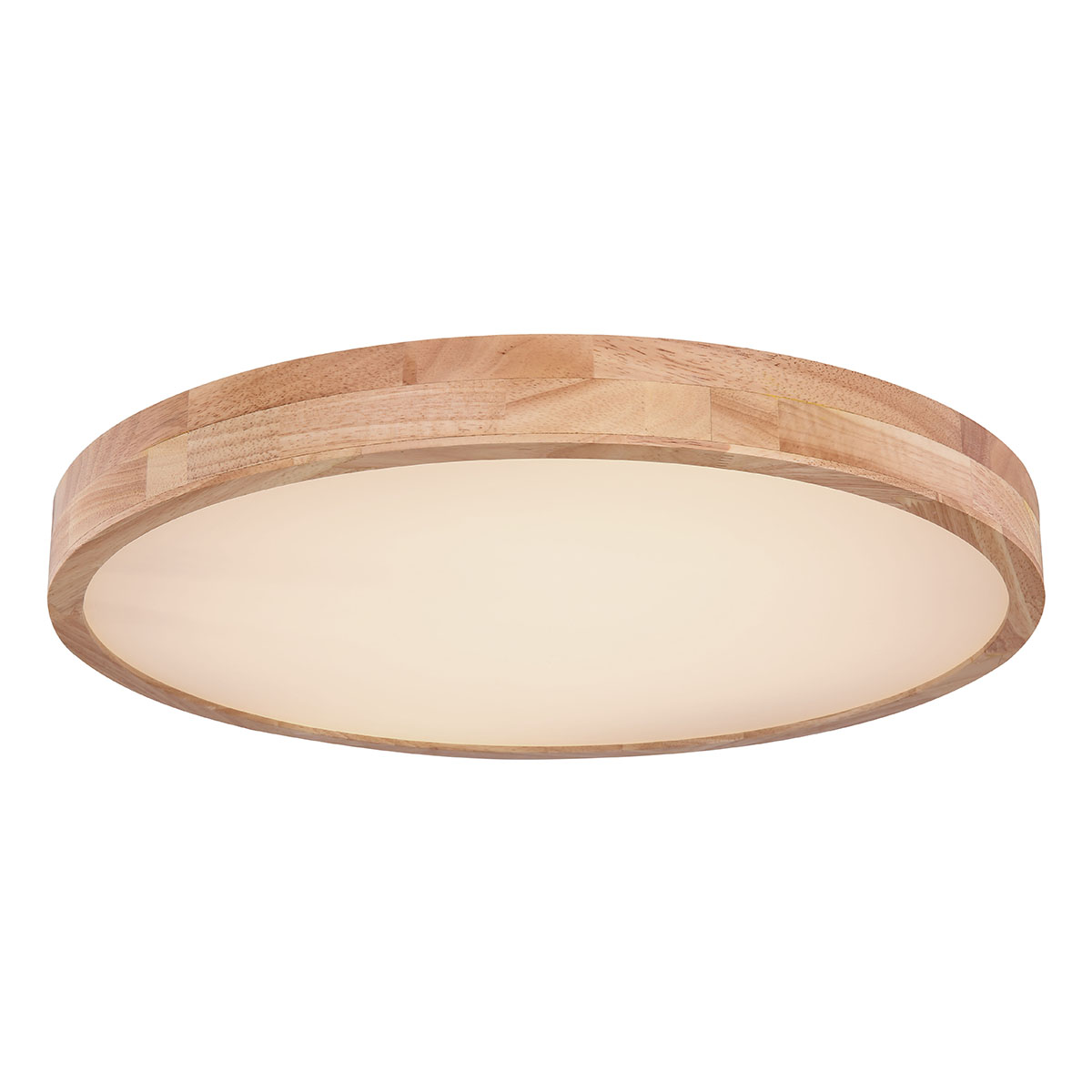 Led Holz Design Decken Leuchte Tageslicht Wohn Zimmer Fernbedienung Lampe Dimmbar Globo 41745-48