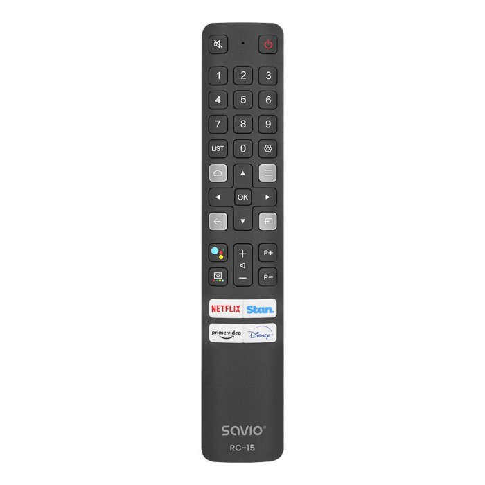 Savio RC-15 (Gerätespezifische Fernbedienung, Miracast), Fernbedienung, Schwarz - Bild 5