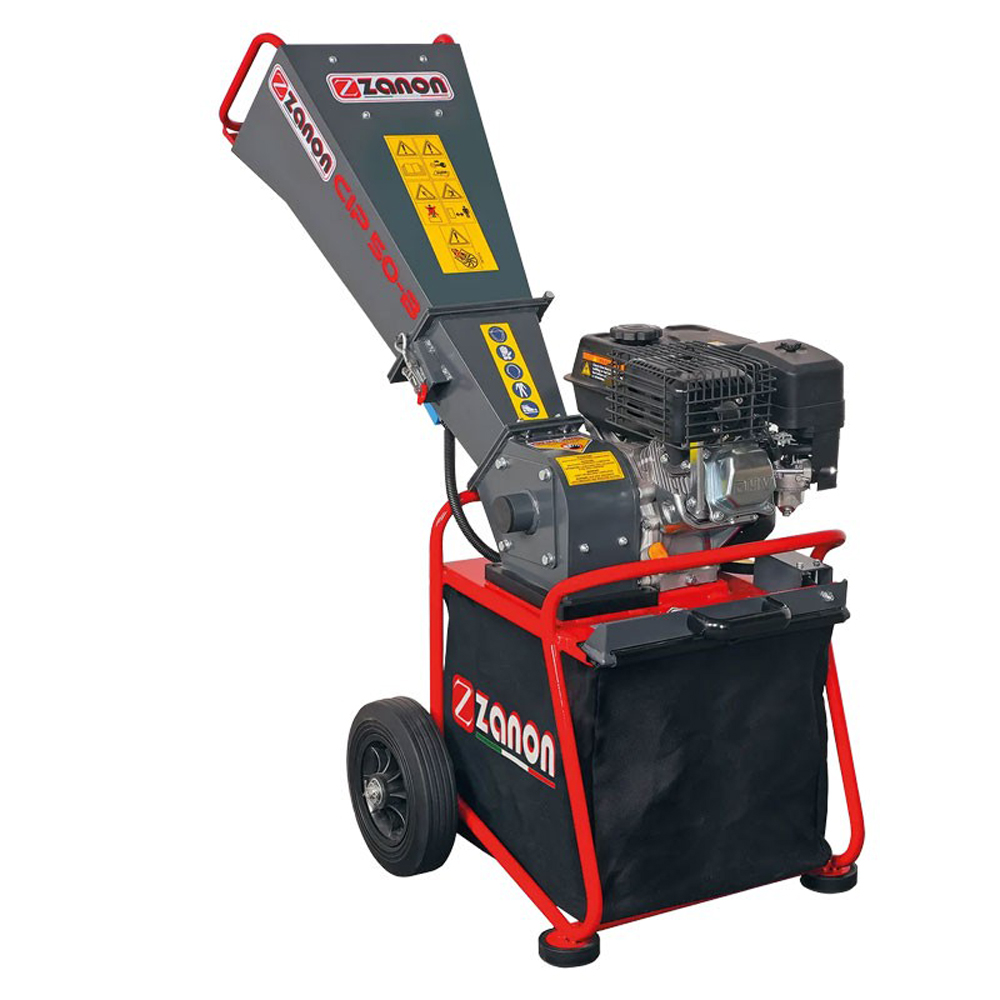 Biotrituratore A Scoppio Cippatore �max5cm 7hp 196cc Motore Loncin Cip ZANON