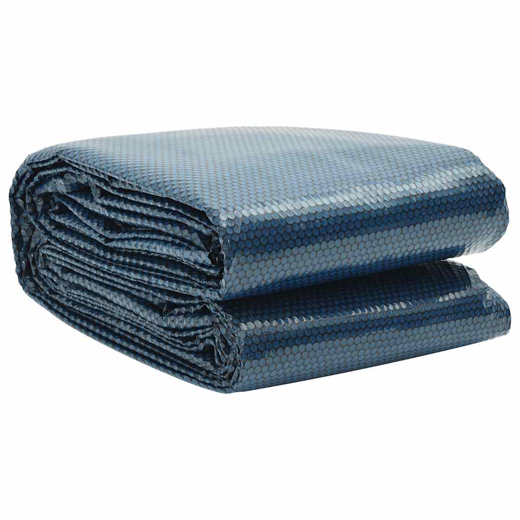 Vidaxl Blau Floating Pe Solar Pool Film 300 Cm Black And Blue