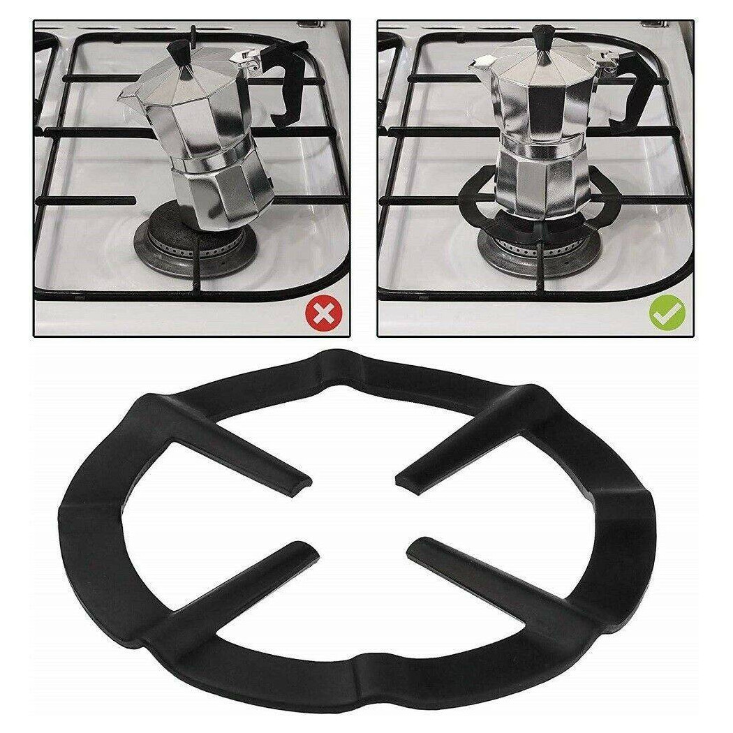 Riduzione In Acciaio 2pz Riduttori 14cm Fornello Piano Cottura Griglia Poggiapentole - - Trade Shop Traesio