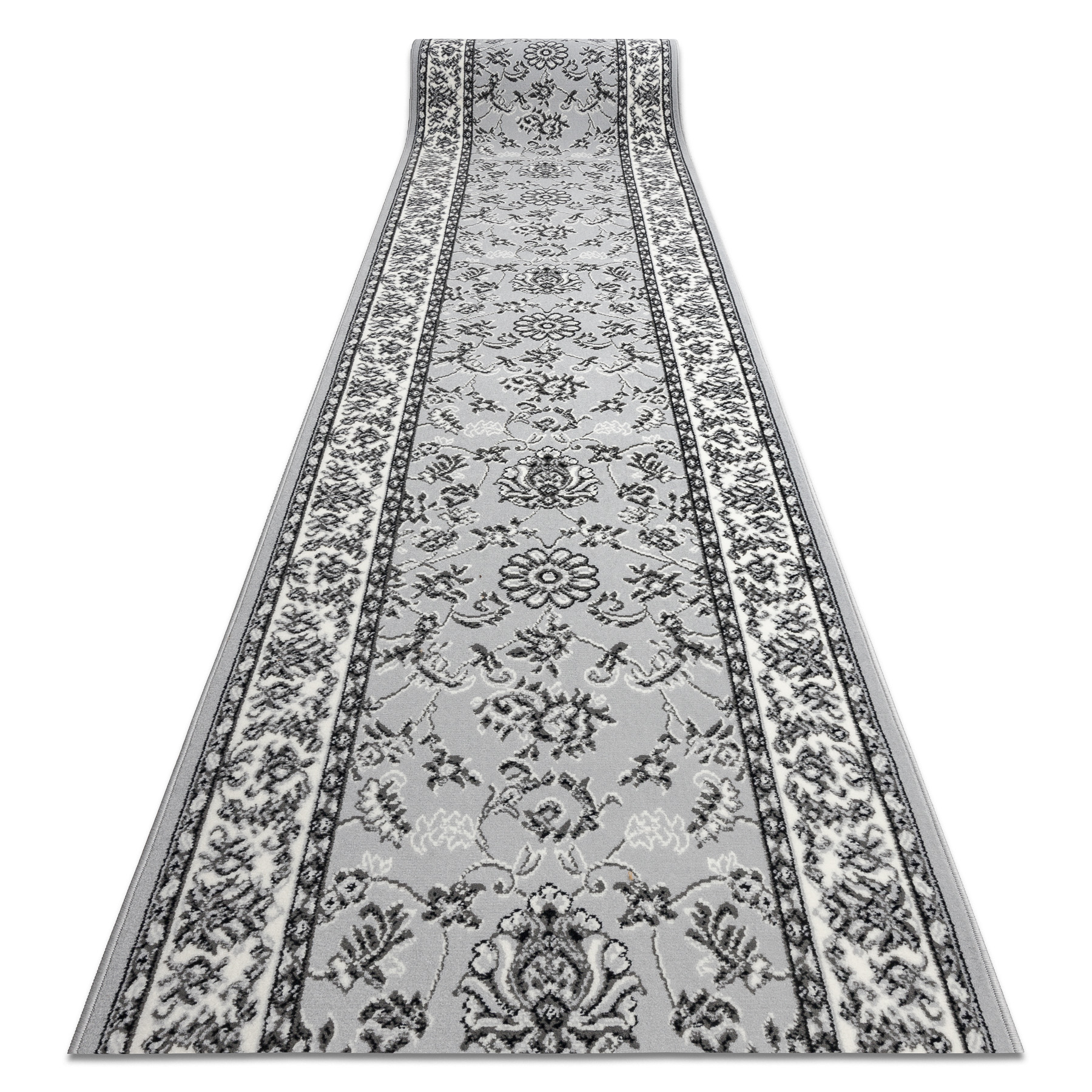 Passatoia Bcf Morad Klasyk Classico Grigio 90 Cm Grey 90x1250 Cm