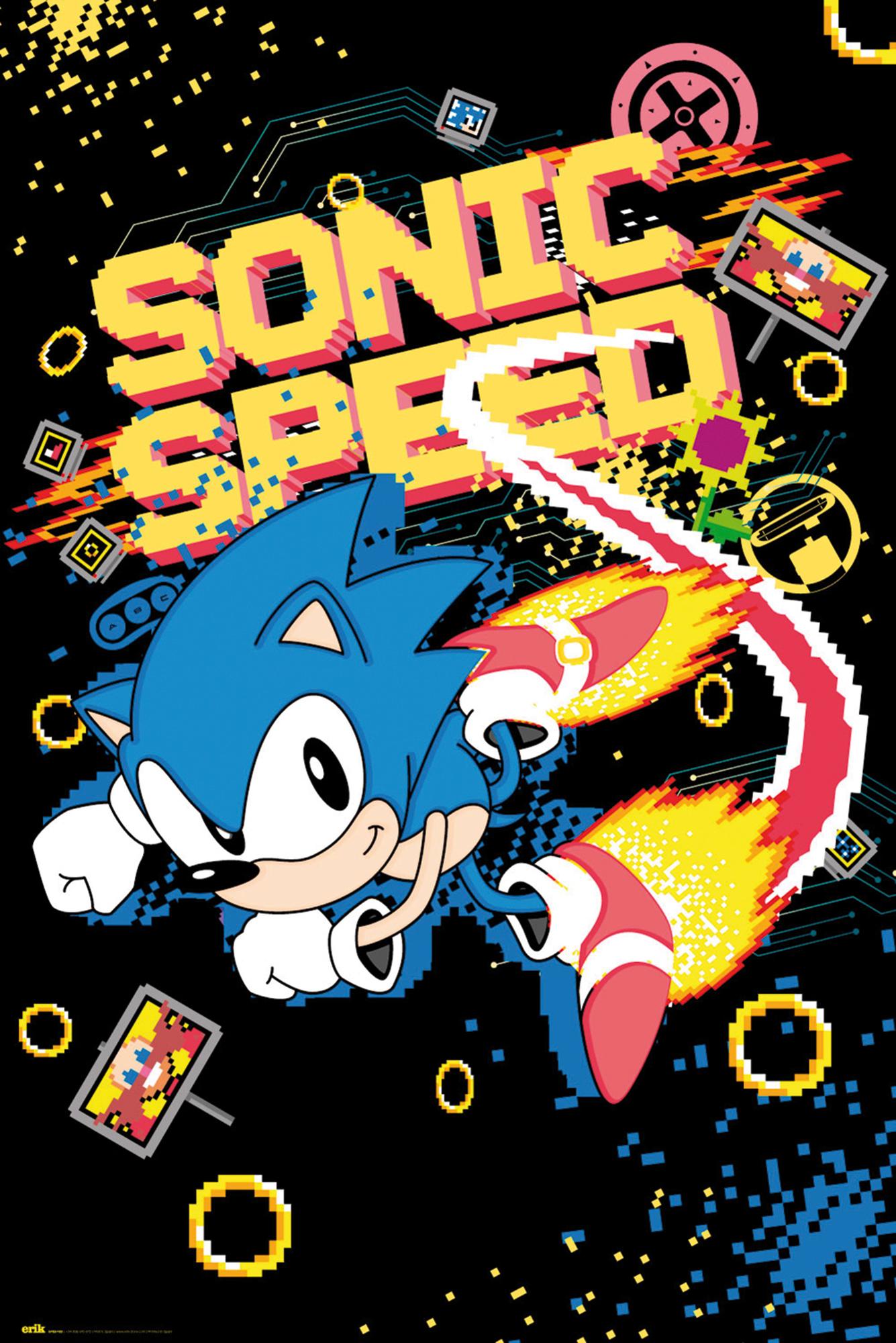 Erik Maxi Poster Sonic Speed 91,5X61 Cm - Bild 2