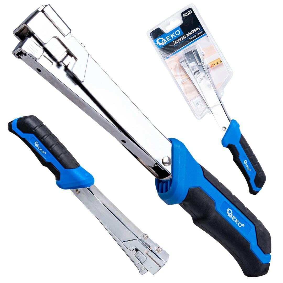 Import Handtacker Geko Hammer Tacker Ergonomischer Griff Schlagmechanismus