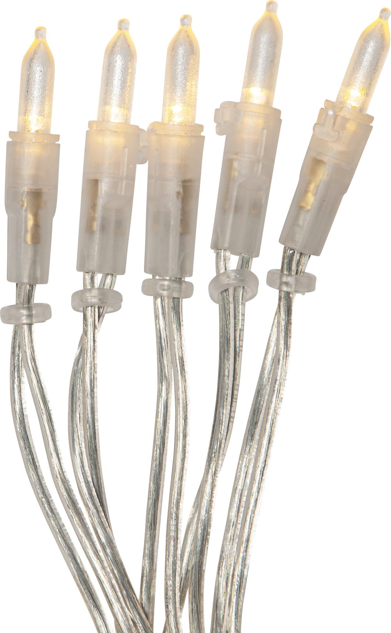 Best Season Transparent Star Led-Mini-Lichterkette, 35-Teilig,