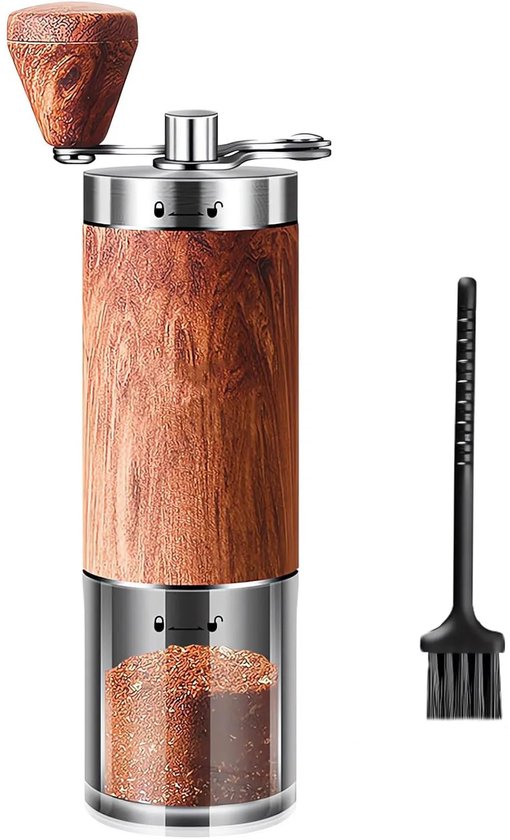 Macinacaffè Manuale, In Acciaio Inox, Ceramica, Con Macine Coniche, Manico Pieghevole, Portatile, Macinacaffè Vintage Per Chicchi Di Caffè