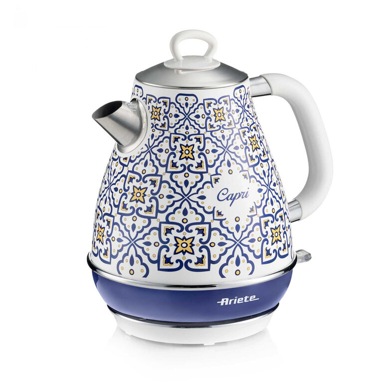 2869 Bollitore Capri, Bollitore Elettrico, 1,7l, Infusi, The, Tisane, Base Cordless, Autospegnimento - Ariete