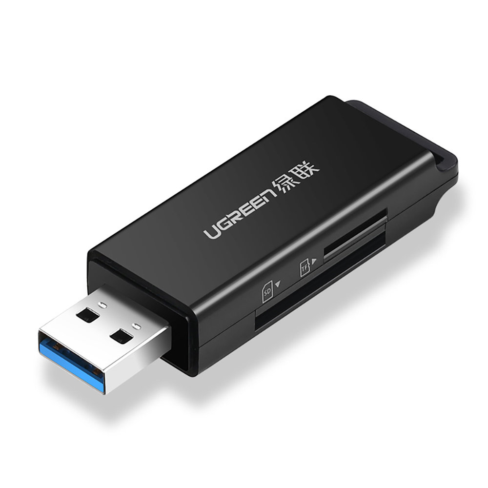 Ugreen 40752, MicroSD (TransFlash),MicroSDHC,MicroSDXC,SD,SDHC,SDXC, Schwarz, USB, 1 Stück - Bild 5