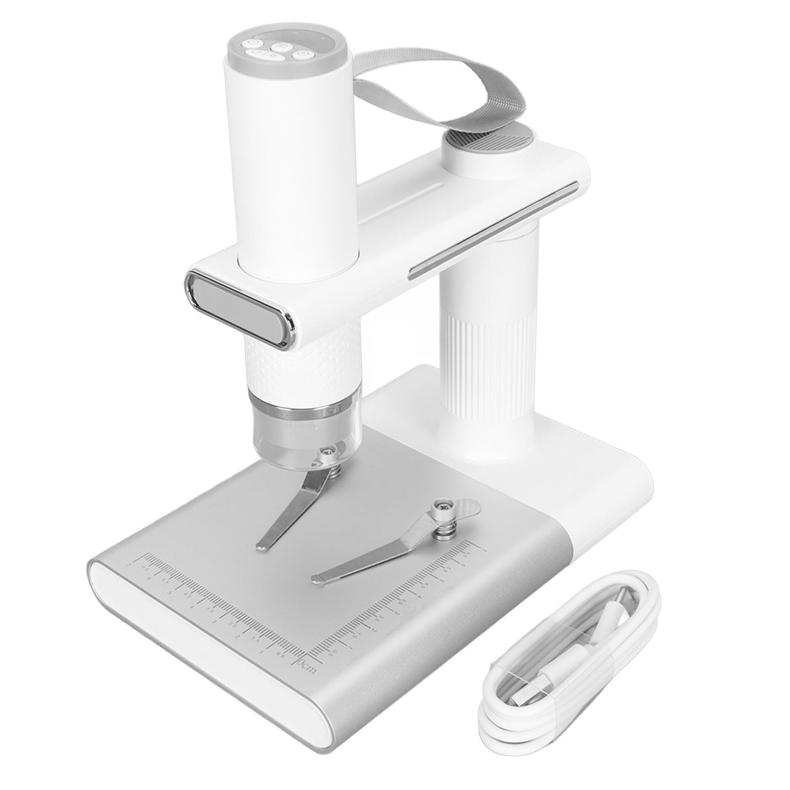 Microscope numérique sans fil MCKENSA, grossissement 50-1000x, 2 Mpx, support réglable