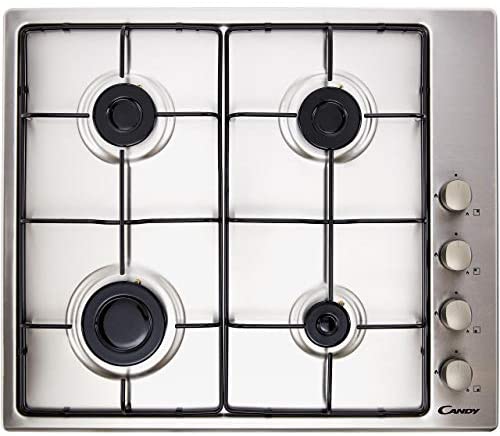 Candy Idea CHW6LX Acier inoxydable Intégré 60 cm Gaz 4 zone(s)