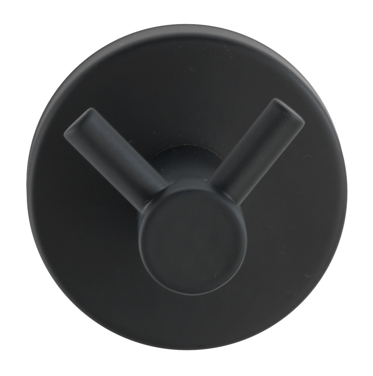Wandhaken Duo Bosio Black Matt, Edelstahl Rostfrei, Schwarz, Edelstahl Rostfrei Matt - Schwarz - Wenko
