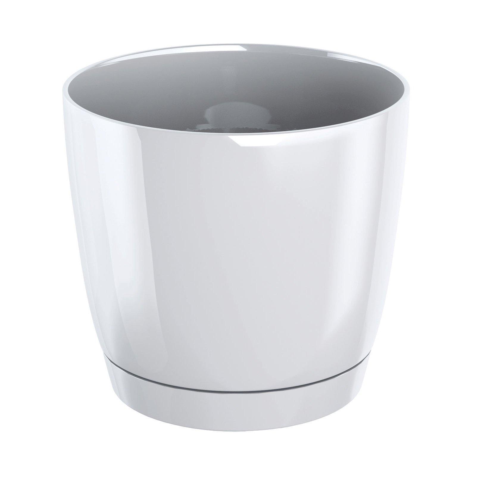 Zanvic Coubi Duop240 Blumentopf Mit Untersetzer Weiß