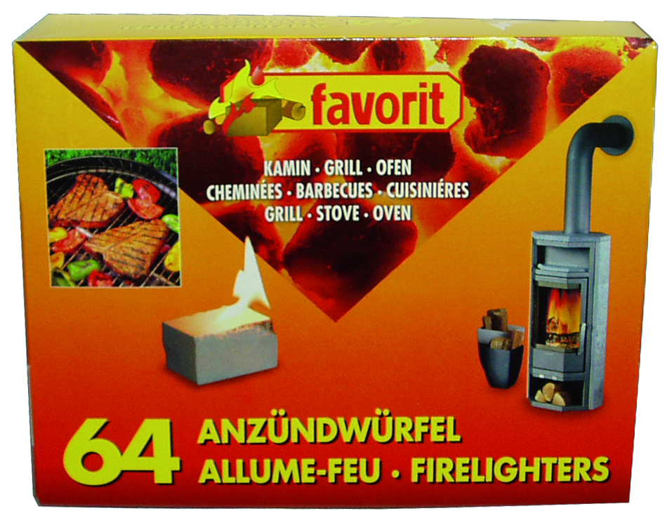 Favorit 1249 Anzündwürfel Für Grill, Kamin Und Ofen 64 Stück - Image 5