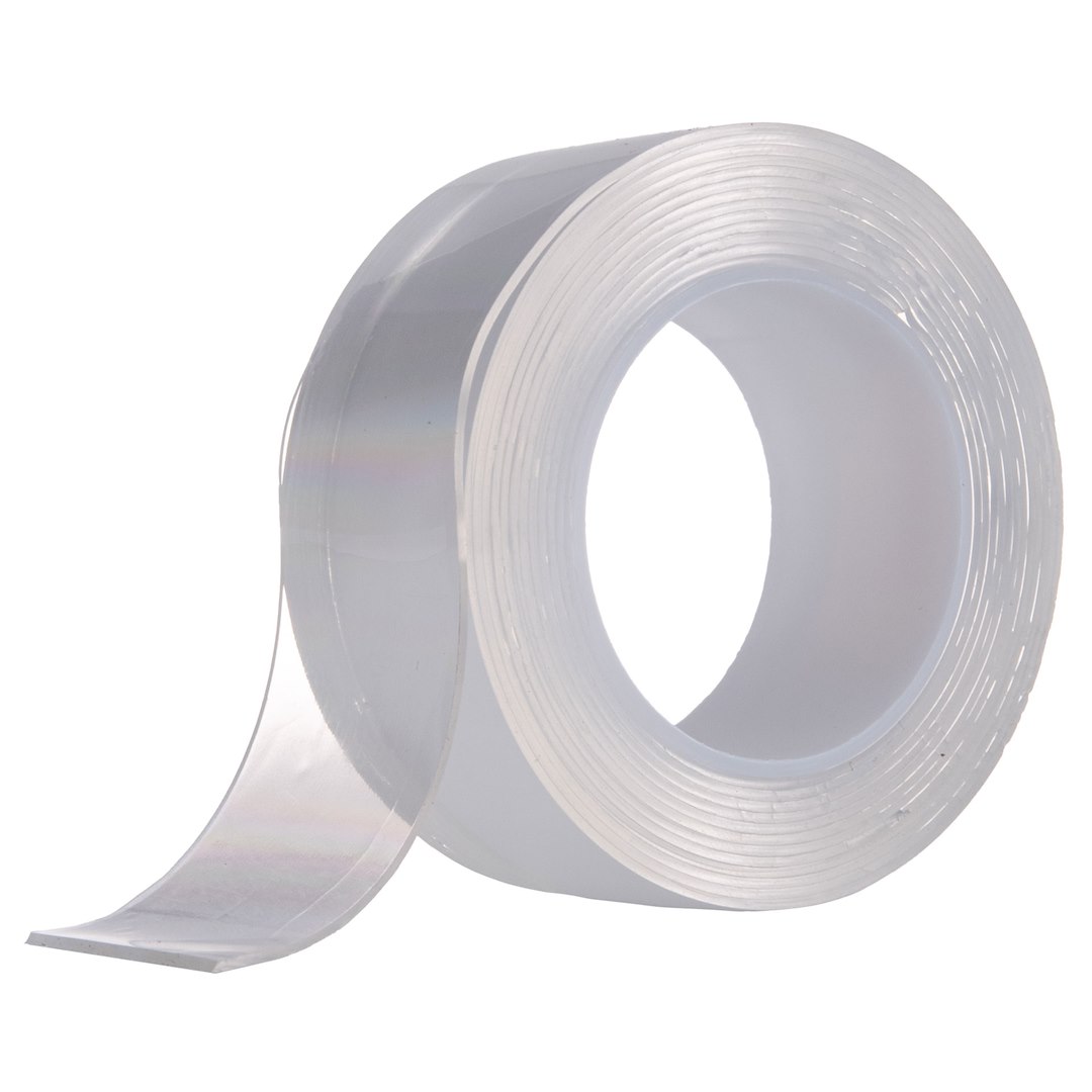 Import Doppelseitiges, Wiederverwendbares Nano-klebeband 24 Mm X 2 M (500 Stück)