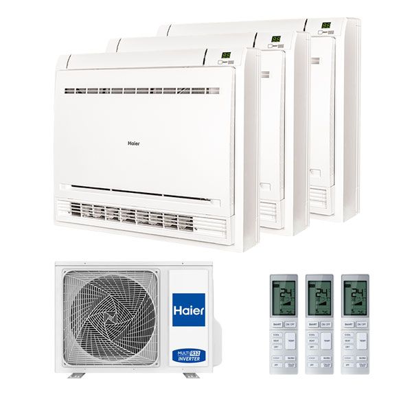 Climatizzatore Haier Trial Console 12000+12000+12000 Con 3u70s2sr5fa R-32 A++/a+ 12+12+12