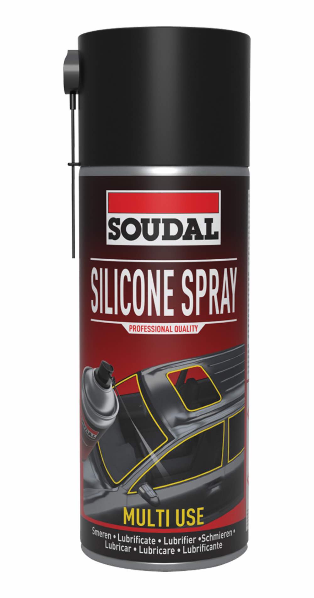 Soudal Silikon-Spray - Dose 400 Ml - 119704 ** 1L/16,23 Eur - Bild 5