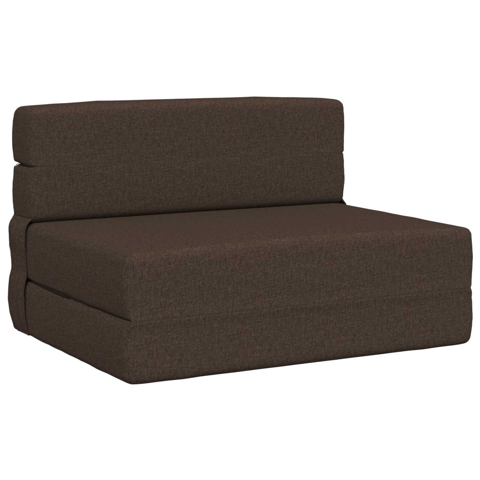 Foldable Sofa Bed Taupe 70 X 80 X 60 Cm Fabric Vidaxl