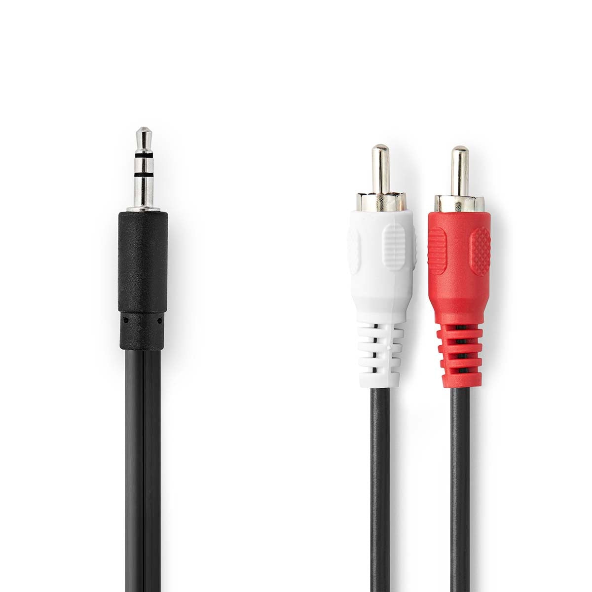 Nedis Stereo-Miniklinkenkabel (M) Zu Rca (M) 1,5 M Schwarz Rund - Bild 4