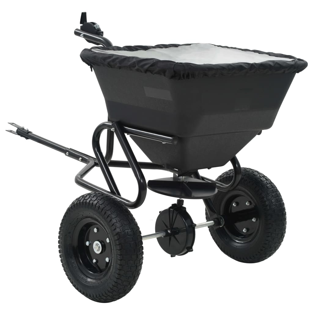 Spargisale Trainabile In Pvc E Acciaio 125x74x79 Cm 45 L Vidaxl VIDAXL
