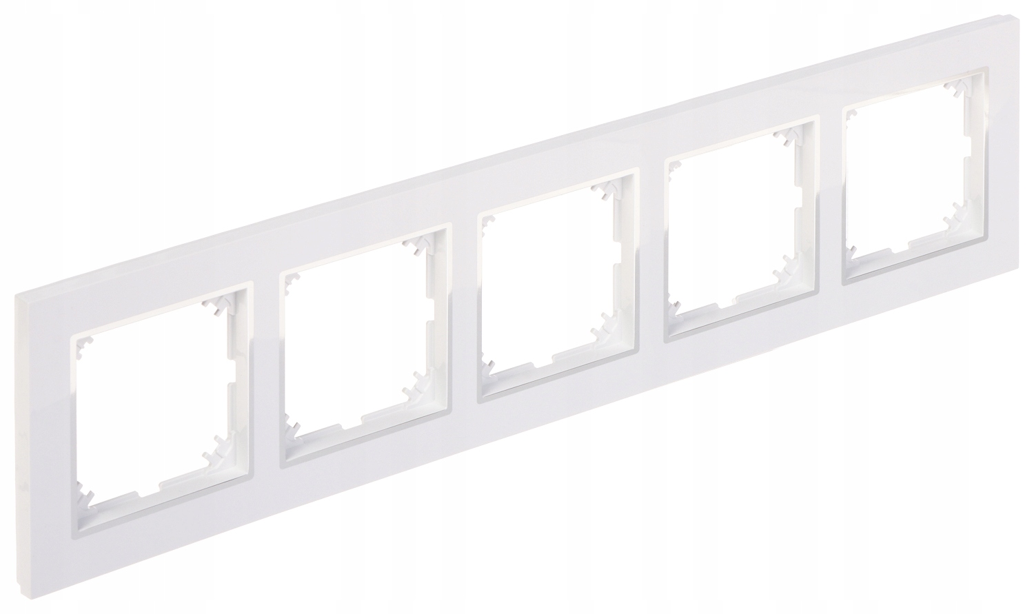 SANTRA Fünffachrahmen IP20 weiß/chrom 4175-26 - Bild 2
