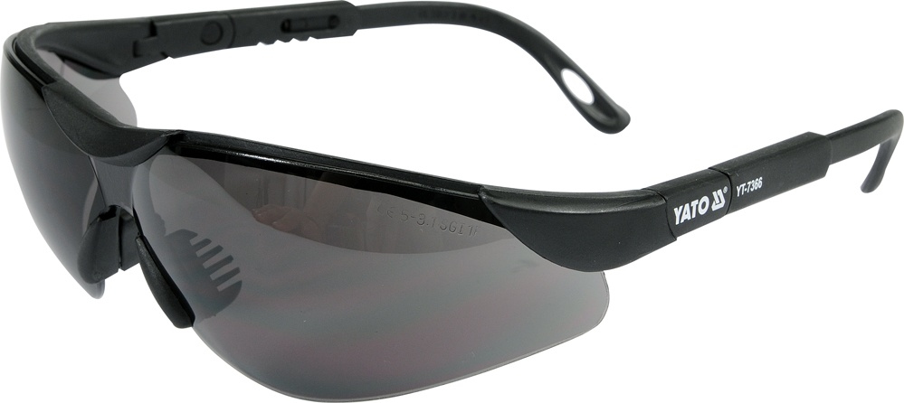 Yato Schwarz Schutzbrille Grau Mit Nylonrahmen