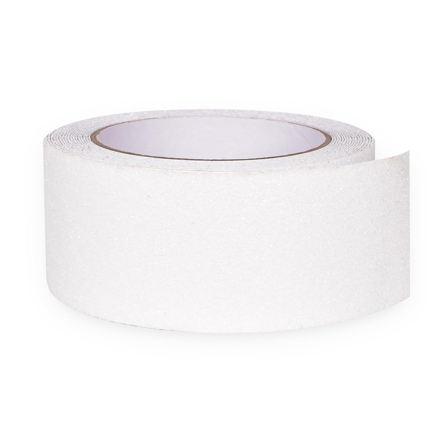 Ruban adhésif antidérapant blanc 5 cm x 5 m, pour escaliers et marches, intérieur et extérieur